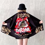 Kimono/Cárdigan (Haori) Unisex - Diseño de Daruma