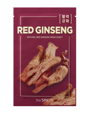THE SAEM - Natural Mask Sheet Red Ginseng