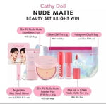 Cathy Doll - Nude mate Set de Maquillaje Bright & Win