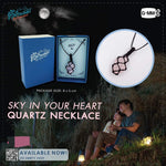 Sky In Your Heart - Quartz Necklace (Collar de Cuarzo Rosa)